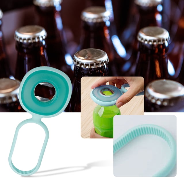 Three In One MultiFunction Silicone Bar Kitchen Bottle Min Eral Water Bottles Can Remover Opener Waiter Cap Opener Opening Set Cool