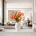 thumbnail image 6 of Artificial Flowers Fall Decor, Artificial Stems Tall Bouquet for Vase, Silk Home Table Centerpiece, Elegant Living Room Accent, 13.78", Orange, Lazyguy, 6 of 9