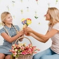 thumbnail image 6 of Flower Bouquet Craft Kit - 24Pcs Mother's Day Flower Bouquet Craft for Kids Make Your Own Bunch of Flowers Teacher Appreciation Week DIY Thankful Gift Set, 6 of 8