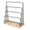 Black, variant on Milageto 5 Tiers Earring Display Stand Holder Jewelry Hanger Rack Easy Assemble Tabletop with Hooks for Home Ear Studs Keychains Rings White