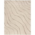 thumbnail image 3 of SAFAVIEH Florida Tabitha Geometric Waves Shag Area Rug, Cream/Beige, 8'6" x 12', 3 of 7