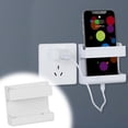thumbnail image 1 of Caja de Almacenamiento Ganfancp para Mando a Distancia con Soporte de Carga para Teléfono Móvil Colgante de Pared de Viscosa, 1 of 7