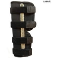 thumbnail image 2 of Labra Supportive Dog Rear Leg Hock Joint Wrap Brace with Metal Springs Protects Canine Wounds as They Heal Compression Brace Heals and Prevents Injuries and Sprains Helps Arthritis (Large), 2 of 7
