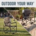 thumbnail image 6 of Timber Ridge TEGO™ FlowMotion™ Rocking Camping Chair, Folding Outdoor Rocker with Cup Holder, Obsidian Peak, 6 of 7