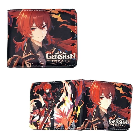 Diluc Ragnvindr - Genshin Impact 4x5" Bi-Fold Wallet