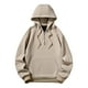 thumbnail image 2 of pstuiky manga larga de hombre, Sudadera con capucha de manga larga para hombre, informal y moderna, de color liso salir tops xxxl, 2 of 8