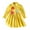 Yellow, variant on WhouRiu Toddler Girl's Dresses 3D Flower Long Sleeve Button Up Shirt Dress Children Cozy Loose Spring Autumn Dresses Yellow,Size 4-5 Y
