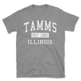 thumbnail image 1 of Tamms Illinois Classic Established Men's Cotton T-Shirt, 1 of 1