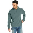thumbnail image 4 of Hanes Men's Garment Dyed Fleece Hoodie Cypress Green S, 4 of 8