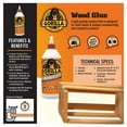 thumbnail image 4 of Gorilla 1000922 Colle pour Bois Beige 36 oz, Lot de 2, 4 of 4