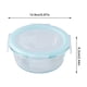 thumbnail image 3 of Bolsa de vidrio resistente al calor, recipiente para alimentos ondulado, contenedor portátil para almacenar alimentos, conservador de alimentos para la oficina, diseño de acero inoxidable de, 3 of 9