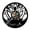 Without LED, variant on Om Yoga Studio Wall Clock Zen Meditation Buddha Minimalist Align Yourself Spiritual Yogi Vinyl Record Wall Clock Modern Design With LED