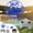 Blue, variant on Soccer Ball Drone, Spherical RC Drone with Takeoff, 360° Flips Rolls Height Hold Headless Mode Speed Adjustment, Perfect Toy Gift for Boys