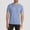 Light Blue, variant on Men's Cooling Running Shirts Anti Odor Moisture Wicking Breathable Workout Athletic Short Sleeve Lightweight Gym Tee Big and Tall Size XL-5XL White