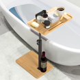thumbnail image 2 of Mesa Auxiliar con Altura Ajustable 43-78 cm, Mesa de Café y Bandeja para Bañera, Diseño en C, Giratoria 360°, Ligera para Sofá, Cama, Sala, Oficina y Baño, 2 of 8