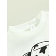 thumbnail image 6 of Arvbitana Infant Baby Girls Boys Mother's Day Romper Letter Print Snap Closure Short Sleeve Bodysuits Summer Newborn Jumpsuits Tops Festival Clothes 3-24M, 6 of 9