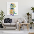thumbnail image 2 of Stupell Industries Expressive Fluffy Dog Chic Clothes Abstract Pet Fur, 36 x 48, Design by Ziwei Li, 2 of 6