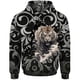 thumbnail image 5 of Sudadera con capucha de moda gótica de otoño para hombre Sudadera con capucha con estampado de tigre para hombre Sudadera con capucha holgada Y2k Ropa versátil para hombre, 5 of 5
