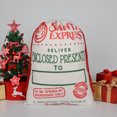 thumbnail image 1 of Venta al por mayor de sacos navideños de Papá Noel 2023 con cordón 50x70, saco rojo suave de Papá Noel para niños con cuerda, 1 of 4