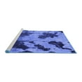 thumbnail image 2 of Ahgly Company Machine Washable Indoor Rectangle Abstract Blue Modern Area Rugs, 4' x 6', 2 of 4