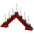 thumbnail image 4 of Northlight LED Lighted Christmas Candelabra Bridge - 13" - Red Base - C6 Clear Lights, 4 of 8