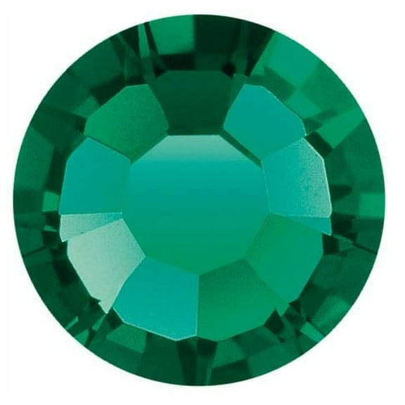 Preciosa Viva Rhinestones Flatback - Emerald - SS20 (5mm) (144 Pieces)