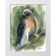 thumbnail image 1 of Shefranov, Olga 19x24 White Modern Wood Framed Museum Art Print Titled - Hawk, 1 of 4