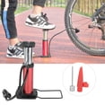 thumbnail image 2 of Bicycle Pump, Convenient To Carry Silver Blue Bike Foot Pump, Bike For Air Valve, 2 of 8