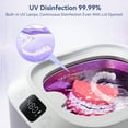 thumbnail image 4 of Ultrasonic Retainer Cleaner Machine, Caveen 48kHz Portable Dentures Pod for Night Guards Braces Aligner Toothbrush, Denture Cleaning, 4 of 9