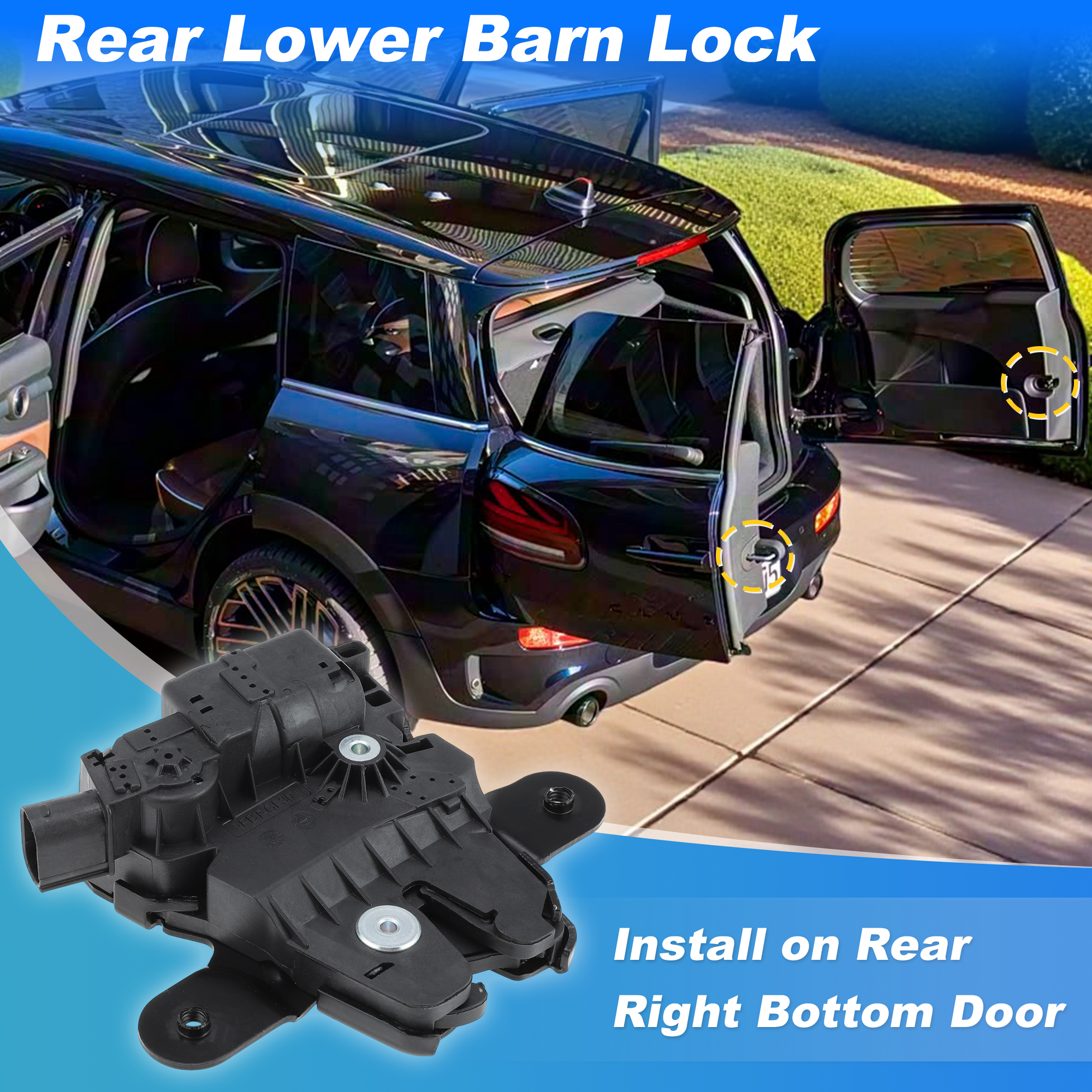 Unique Bargains Split Door Lock Actuator for Mini Clubman 2007-2014 Right Driver Side