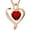 Rose gold-01-January, variant on LAVUMO Heart Necklace for Women Sterling Silver 925 Jewelry Gift for Loved one