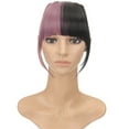 thumbnail image 2 of WIFKLSIIPG Perruque Frange pour Femmes Frange avant Tête à Clipser Extension de Cheveux Humains Perruque Frange à Air Favoris Frange Qi Épingle à Cheveux, 2 of 5