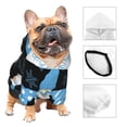thumbnail image 3 of Fotbe Christmas Gnome Snowflake Sudadera con Estampado para Perros Pequeños – Suéter con Capucha para Mascotas, Tela Suave de Forro Polar con Bolsillo-X-Large, 3 of 7