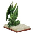 thumbnail image 2 of Amy Brown Fantasy Green Rune Book Dragon Of Bibliography Figurine Decor Statue, 2 of 5