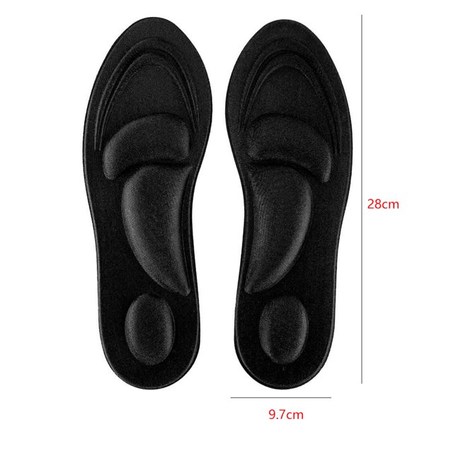 facefd Massage Insoles Flat Feet Arch Support Memory Foam Men shoe pad Insole Shoe Pad Moisture Wicking Anti-odor