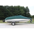 thumbnail image 3 of NEW VORTEX 5 YEAR CANVAS HEAVY DUTY GREEN VHULL FISH SKI RUNABOUT COVER FOR 17 to 18 to 19' FT BOAT, IDEAL FOR 96" BEAM (FAST SHIPPING - 1 TO 4 BUSINESS DAY DELIVERY), 3 of 4