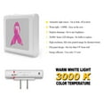 thumbnail image 6 of Plug in Dimmable LED Night Light with Dusk to Dawn Auto Sensor, Adjustable Brightness, Warm Light, Auto On/Off Nightlight for Bathroom, Hallway, Nursery, Bedrooms - Breast Cancer Awareness, 6 of 7