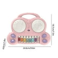 thumbnail image 3 of Tarmeek Musical Instruments Toys for 1 2 3 Year Old Boys and Girls, Piano Keyboard Drum Learning Educational Interactive Infant Toys, Christmas Birthday Presents for Kids Age 4 5 6 Years Old, 3 of 6