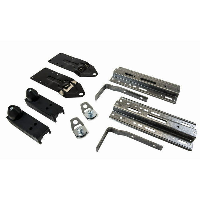 Lippert Components Camper Tie Down 236326 Happijac; FT-DR10; Frame Mount; Powder Coated; Steel; With Centering Guides