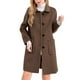 thumbnail image 2 of AUNVITO Women's Notched Collar Long Sleeve Wool Blend Overcoat Casual Elegant Winter Style, 2 of 7