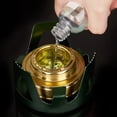 thumbnail image 2 of Mini quemador de alcohol para estufa de alcohol, mini quemador de alcohol ultraligero portátil para exteriores, estufa de combustible y alcohol, barbacoa, camping(Verde), 2 of 5