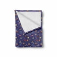 thumbnail image 2 of Alien Soft Flannel Fleece Throw Blanket, Ufo Trippy Odd Characters in Spaceship Hovering in Galaxy Futuristic Cartoon, Cozy Plush for Indoor and Outdoor Use, 50" x 60", Multicolor, by Ambesonne, 2 of 6