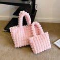thumbnail image 5 of Furry Purse, Fluffy Tote Bag for Women Winter Faux Fur Bag Fuzzy Purse and Handbags, 5 of 7
