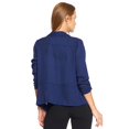 thumbnail image 3 of Saco Blazer Mujer Juvenil Moda Casual Formal Azul Marino azul G Incógnita 550372, 3 of 5