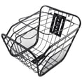 thumbnail image 6 of YAAQII (Basket)for Sturdy Metal Bicycle Basket Front Storage Holder for Bike Scooter Cycling Portable Foldable Vegetable Carrier Large Capacity 33x23x24cm Black, 6 of 10