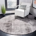thumbnail image 2 of SAFAVIEH Craft Emmet Faded Abstract Area Rug, Grey/Dark Grey, 4' x 4' Round, 2 of 6