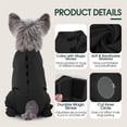 thumbnail image 3 of HQREA Dog Recovery Suit for Medium Large Dogs Female Body Suits after Surgery Two-legs Doggy Onesie for Stop Licking & Wound Protection, 3 of 6