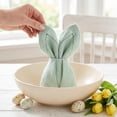 thumbnail image 3 of REGALWOVEN 12 Pack Cloth Napkins, Washable and Reusable Table Dinner Napkins for Home, Restaurant, Weddings, Event, and Parties Sage green 18x18inch, 3 of 6