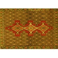 thumbnail image 1 of Ahgly Company Indoor Rectangle Persian Yellow Traditional Area Rugs, 6' x 9', 1 of 4