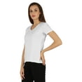 thumbnail image 3 of Inkmeso Womens Short Sleeve V-Neck Shirts Casual Regular Fit Tee T-Shirt Basic Tops, 3 of 7